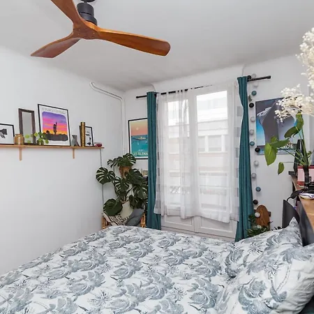 דירה Comfy 31 M For 2 Well Decorated With Balcony